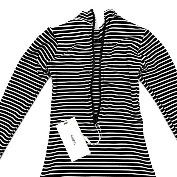 MIKOH Mini Kani Rashgaurd Top Classic Stripe Size XS - Picture 3 of 4